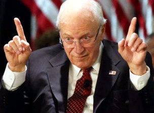 cheney pointing up