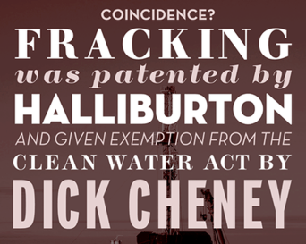 corp-oil-fracking-by-halliburton-exemption-from-clean-water-act-by-dick-cheney