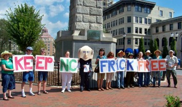 Fracking Protest Asheville